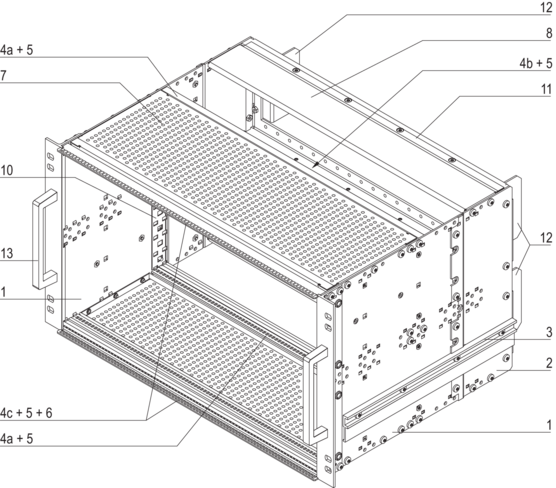 SNCF Subracks, CPCl Shielded Protection