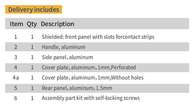 Framing shielded plug-in units