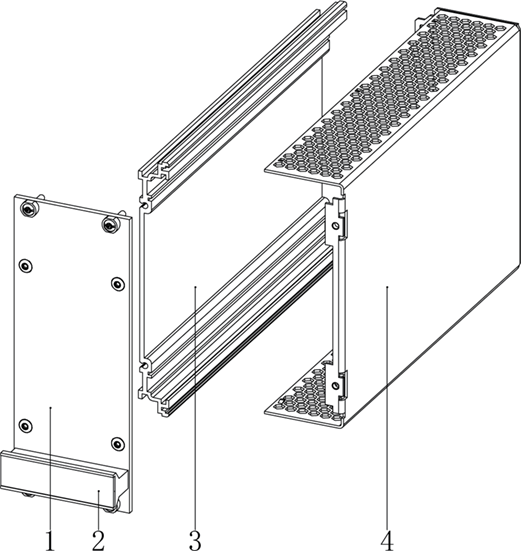 Physically protected Shielded plug-in units