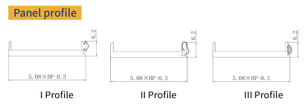 Type T Series Handle Panel Component