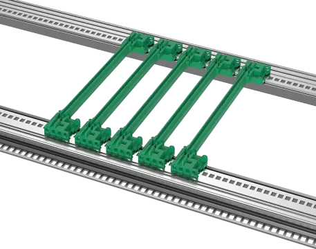 CPCI offset guide rail