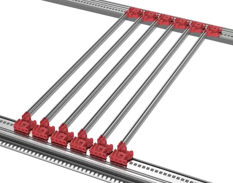 Multi piece type B CPCl guide rail