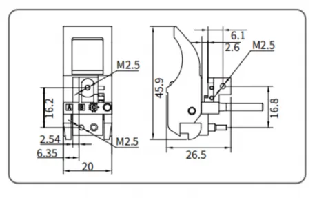 Type T06 Offset Handle