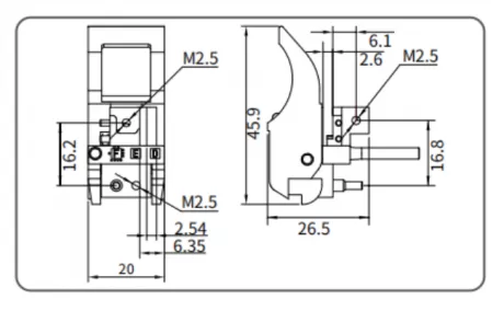 Type T07 Offset Handle