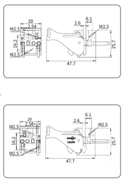 Type T47 Offset Handle